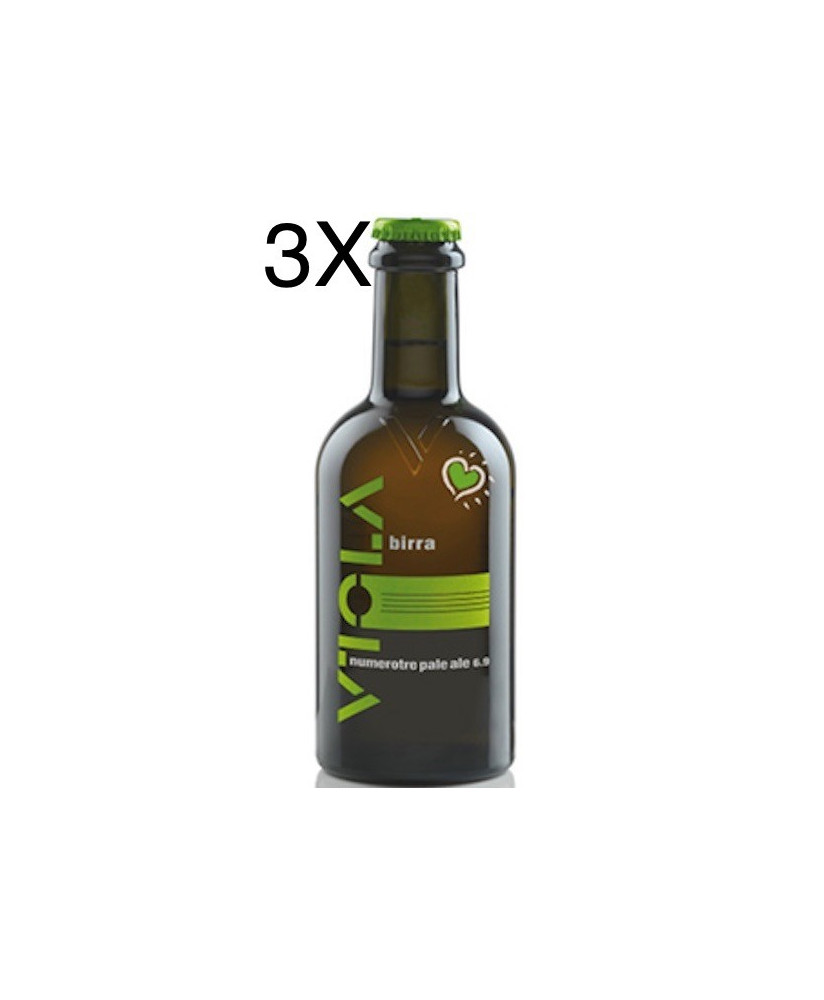 BIRRA VIOLA - NUOVA NUMEROTRE. Vendita online birra artigianale Viola bionda doppio malto piccola. PRODOTTA ED IMBOTTIGLIATA