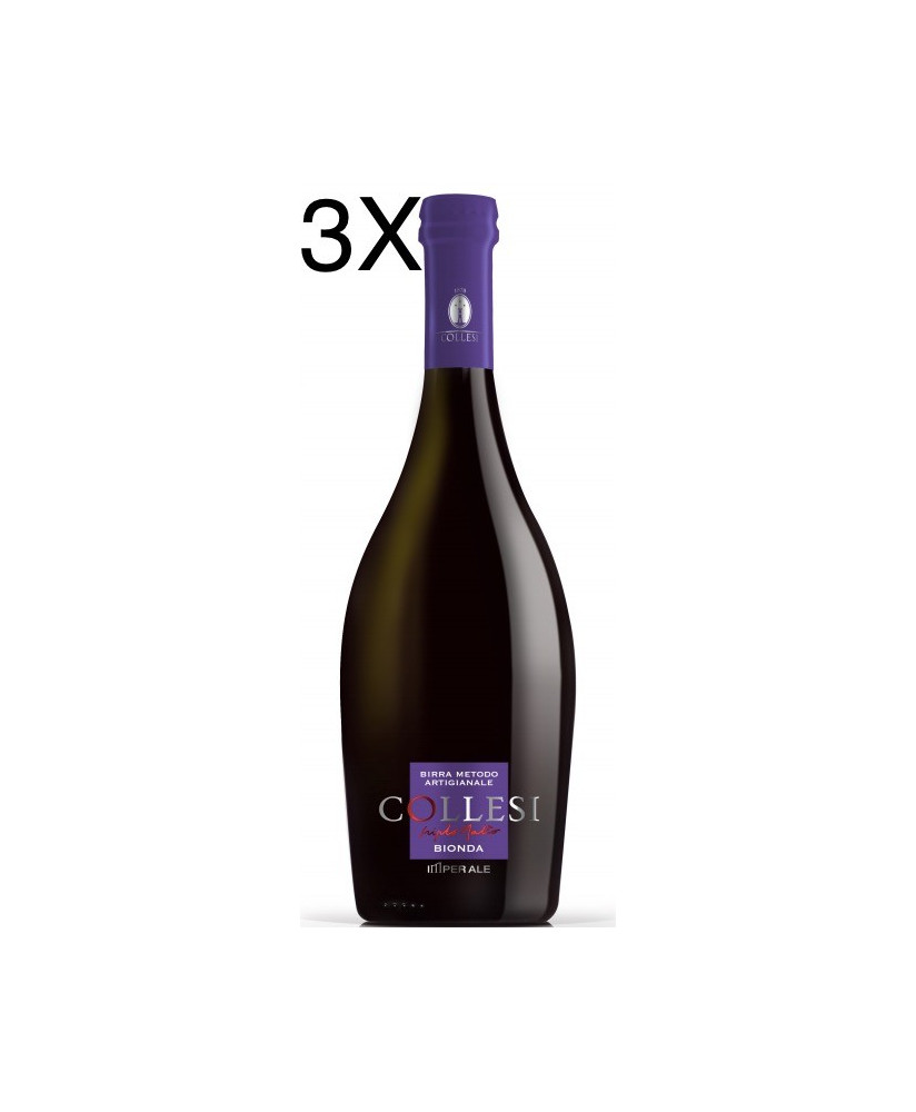 (3 BOTTIGLIE) Collesi - Triplo Malto - Bionda - 75cl