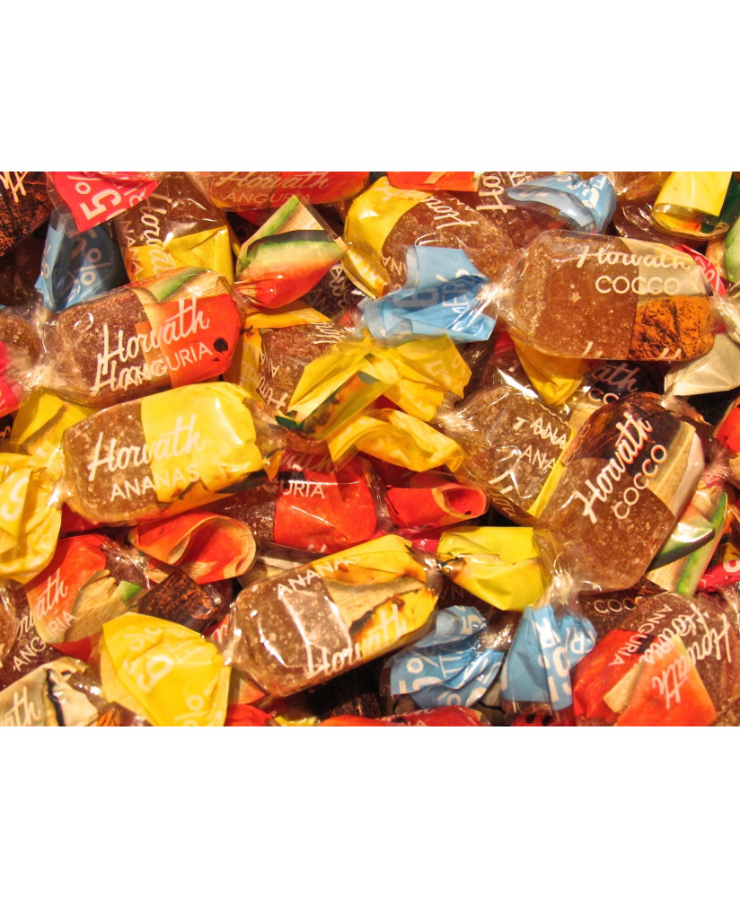 250g Horvath - Lindt -  Gelatine Esotiche - Ananas, Anguria e Cocco - NOVITA'