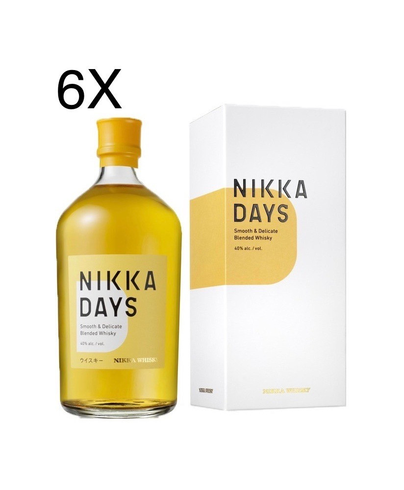 (6 BOTTIGLIE) Nikka - Days - Smooth & Delicate Blended Whisky - 70cl - Astucciato