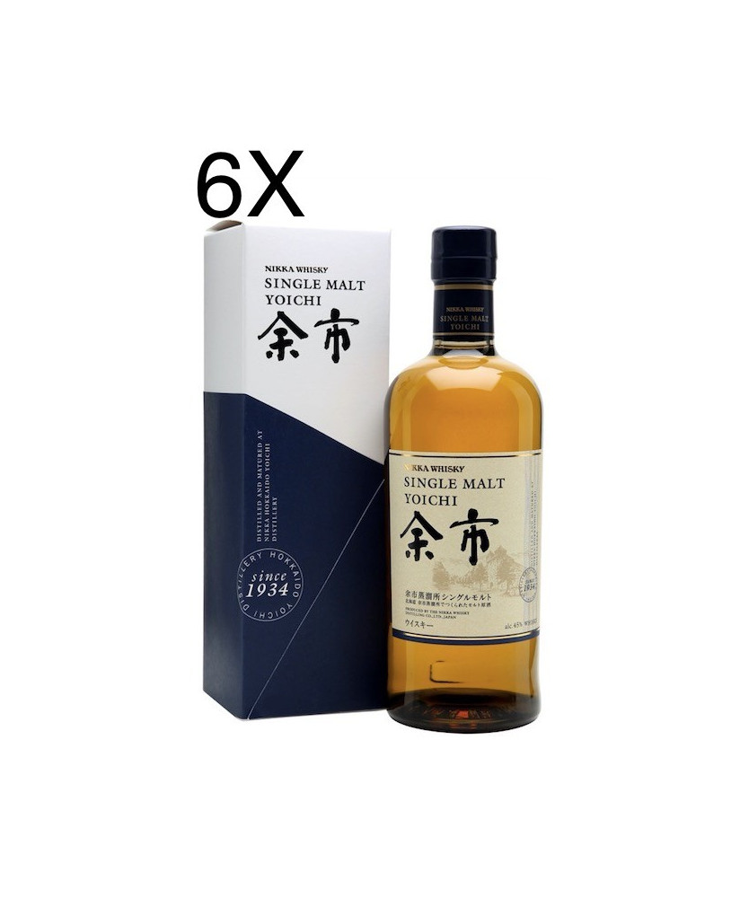 (6 BOTTLES) Nikka - Yoichi - Single Malt Whisky - 70cl