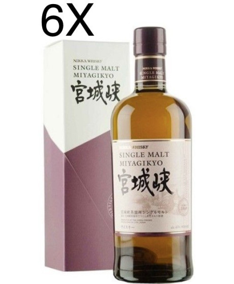 (6 BOTTLES) Nikka - Single Malt Miyagikyo - No age - 70cl