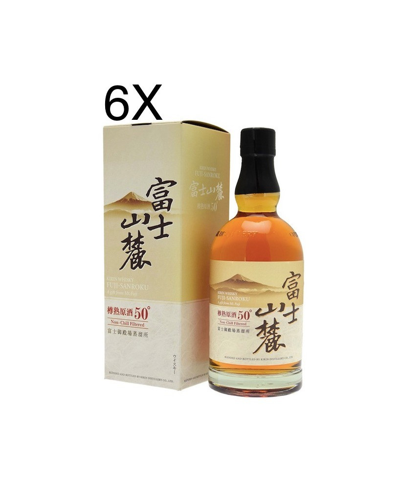 (6 BOTTLES) Kirin Distillery - Fuji Sanroku Blended Whisky - 70cl - Astucciato