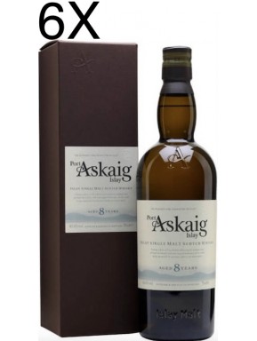 (6 BOTTLES) Port Askaig - 8 Years - Islay Single Malt Scoth Whisky - 70cl - Astucciato