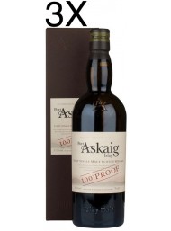 (3 BOTTLES) Port Askaig - 100° Proof - Islay Single Malt Scoth Whisky - 70cl - Astucciato