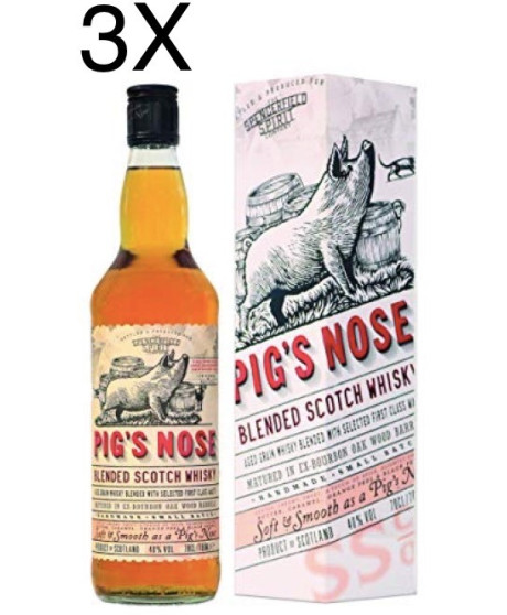Vendita online whisky scozzese Pig's Nose. Shop online blended whisky Spencerfield, Richard Paterson