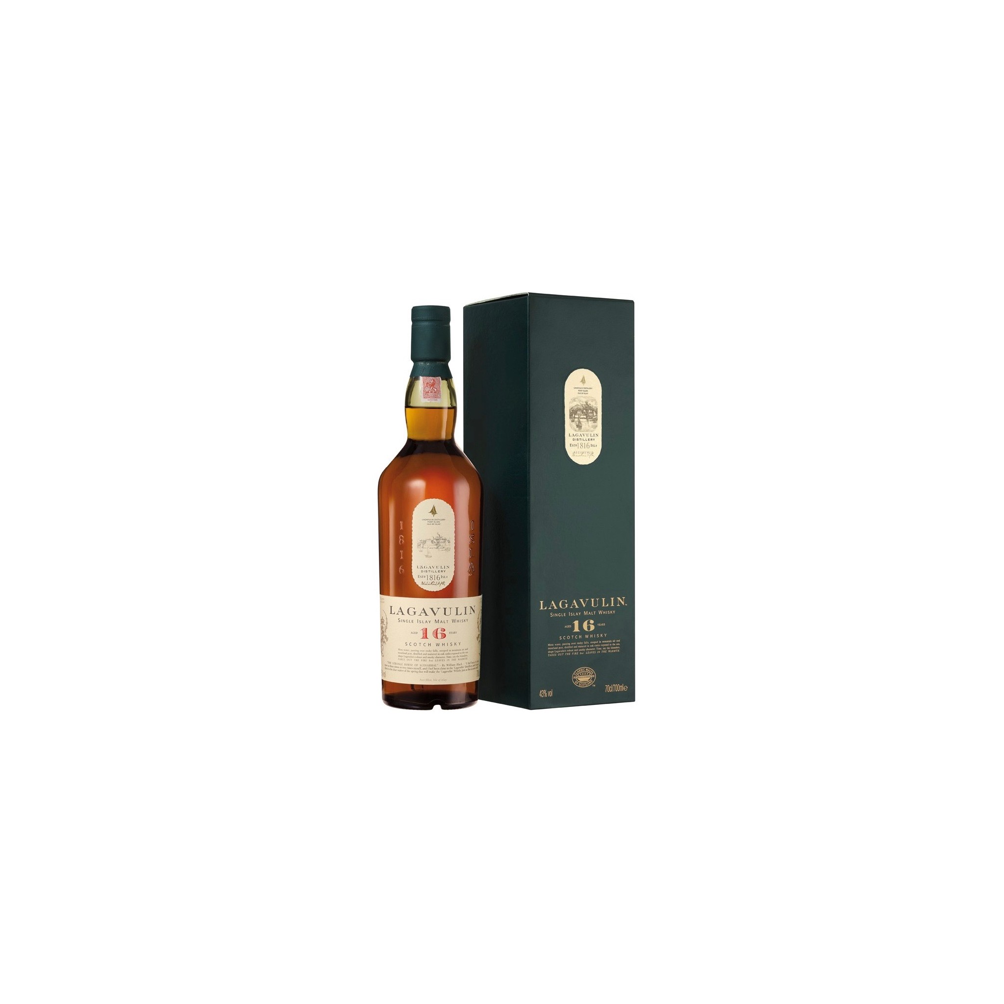 Lagavulin 16 anni - Vendita online miglior prezzo whisky scozzesi di  qualità - single malt torbato - Lagavulin