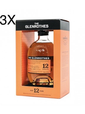 (3 BOTTIGLIE) The Glenrothes - 12 Year Old - Single Malt Whisky - 70cl - Astucciato