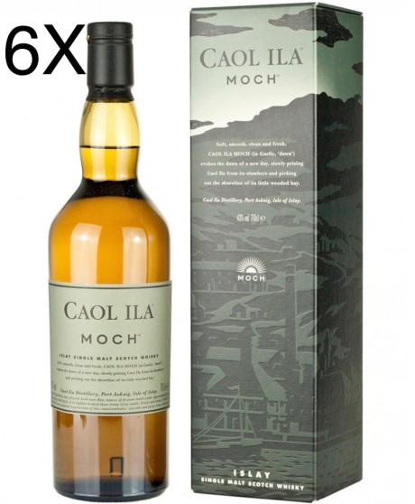 (6 BOTTLES) Caol Ila - Moch - Single Malt Scoth Whisky - 70cl