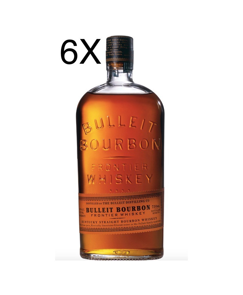 Vendita online Bourbon Bulleit Frontier Whiskey. Miglior prezzo on line Bulleit con tappo led