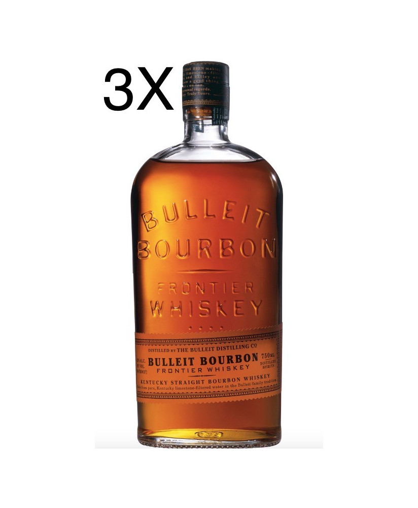 Vendita online Bourbon Bulleit Frontier Whiskey. Miglior prezzo on line Bulleit con tappo led
