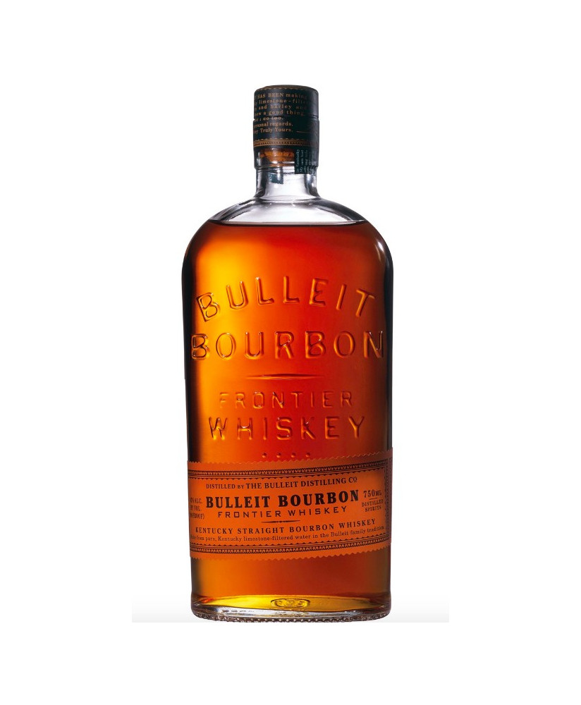 Vendita online Bourbon Bulleit Frontier Whiskey. Miglior prezzo on line Bulleit con tappo led