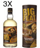 (3 BOTTLES) Douglas Laing's - Big Peat - Islay Blended Malt Scotch Whisky - 70cl - Gift Box