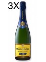 (3 BOTTIGLIE) Heidsieck & Co - Monopole - Blue Top - Brut - Champagne - 75cl 