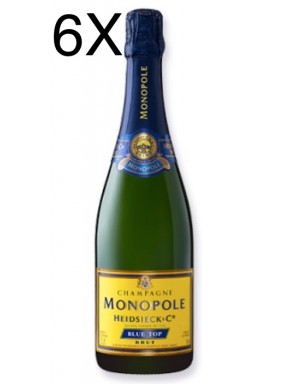 (6 BOTTLES) Heidsieck & Co - Monopole - Blue Top - Brut - Champagne - 75cl 