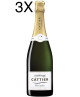 (3 BOTTLES) Cattier - Brut Icone - Champagne - 75cl 