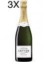 (3 BOTTLES) Cattier - Brut Icone - Champagne - 75cl 