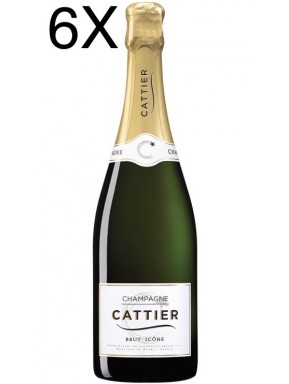 (6 BOTTLES) Cattier - Brut Icone - Champagne - 75cl 