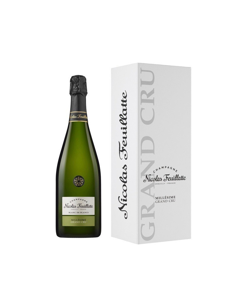 Nicolas Feuillatte - Grand Cru Chardonnay Vintage 2011 - Blanc de Blancs - Champagne - 75cl - Gift Box