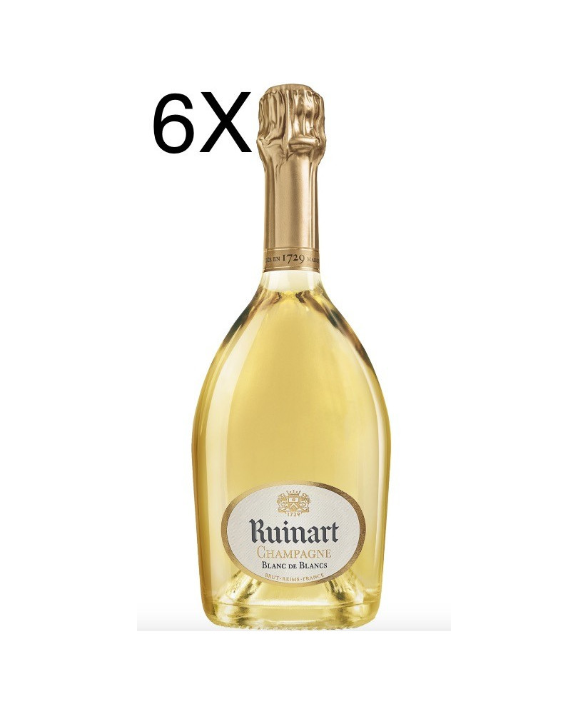 (6 BOTTLES) Ruinart - Blanc de Blancs - 75cl