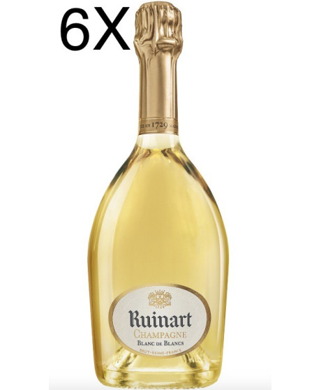 (6 BOTTLES) Ruinart - Blanc de Blancs - 75cl