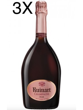 (3 BOTTIGLIE) Ruinart - Brut - Rosé - Champagne - 75cl