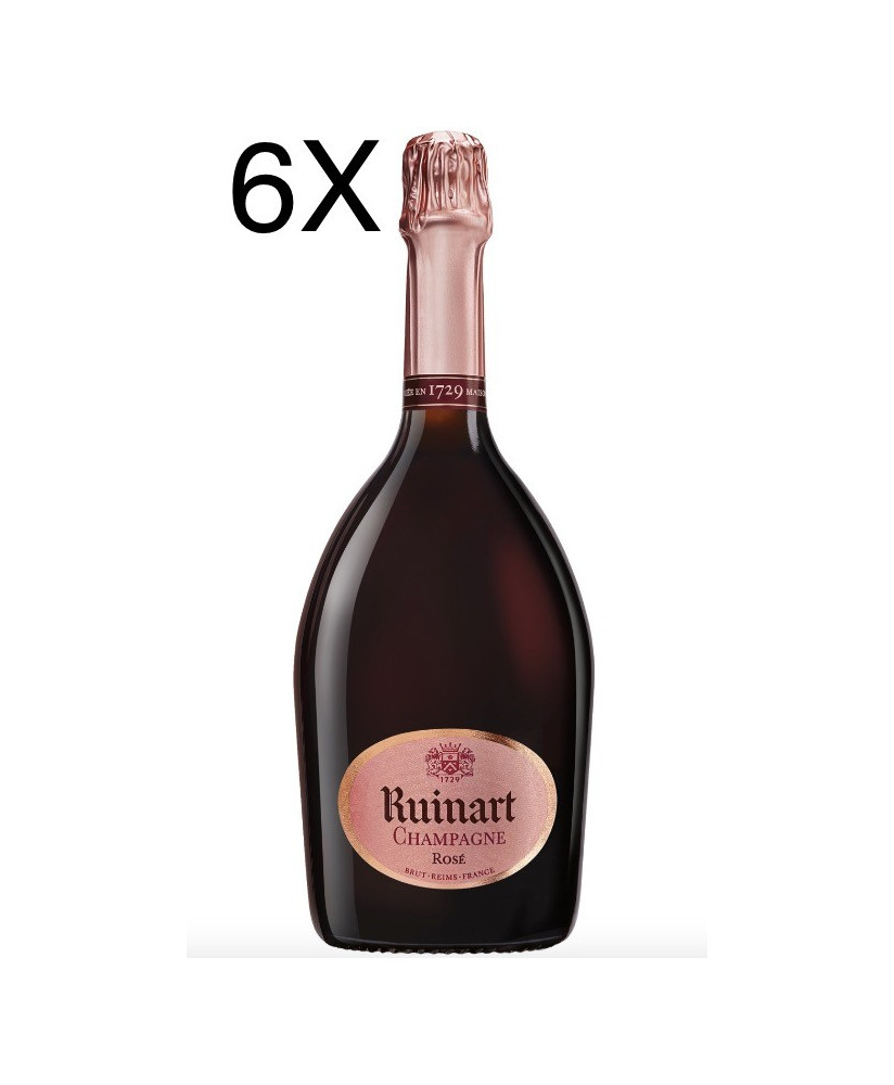 (6 BOTTLES) Ruinart - Brut - Rosé - 75cl