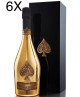 (6 BOTTIGLIE) Armand de Brignac - Brut Gold - Astucciato - Cattier - 75cl