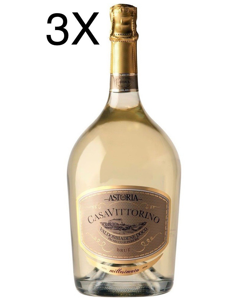 Astoria Casa Vittorino Valdobbiadene Prosecco brut millesimato - Vendita online casavittorino miglior prezzo prosecchi