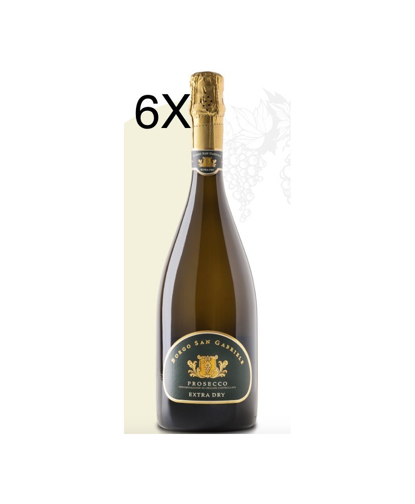 (6 BOTTLES) Borgo San Gabriele - Extra Dry - Prosecco DOC - 75cl