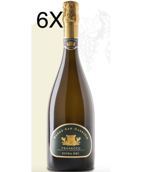 (6 BOTTIGLIE) Borgo San Gabriele - Extra Dry - Prosecco DOC - 75cl