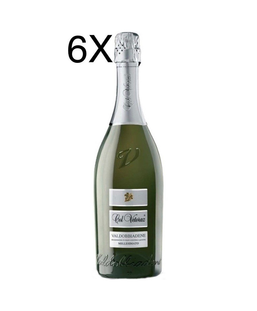 (6 BOTTIGLIE) Col Vetoraz - Dry Millesimato 2022 - Prosecco di Valdobbiadene  DOCG - 75cl