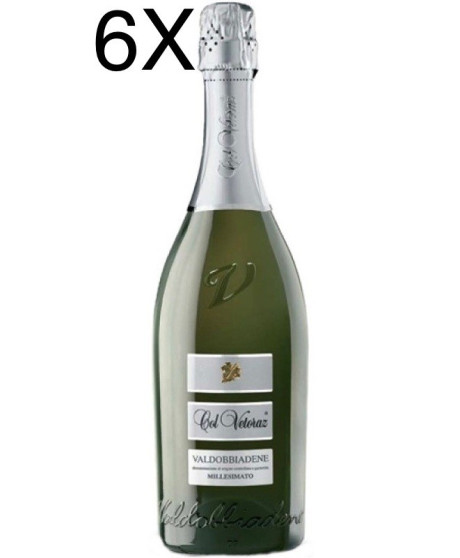 (6 BOTTIGLIE) Col Vetoraz - Dry Millesimato 2022 - Prosecco di Valdobbiadene  DOCG - 75cl