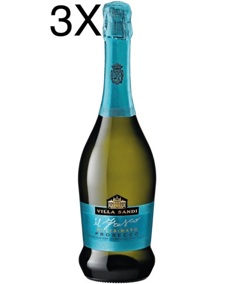 (3 BOTTLES) Villa Sandi - Extra Dry Millesimato 2021 - Il Fresco - Prosecco DOC - 75cl