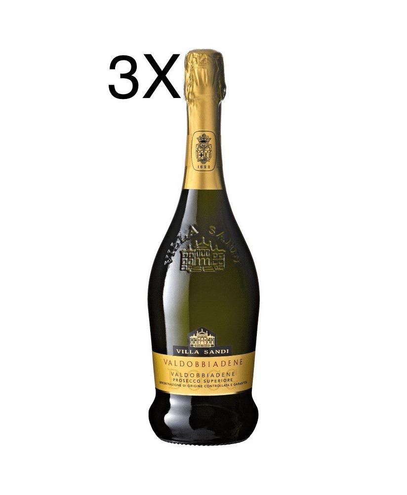 (3 BOTTLES) Villa Sandi - Extra Dry - Valdobbiadene Prosecco Superiore DOCG - 75cl