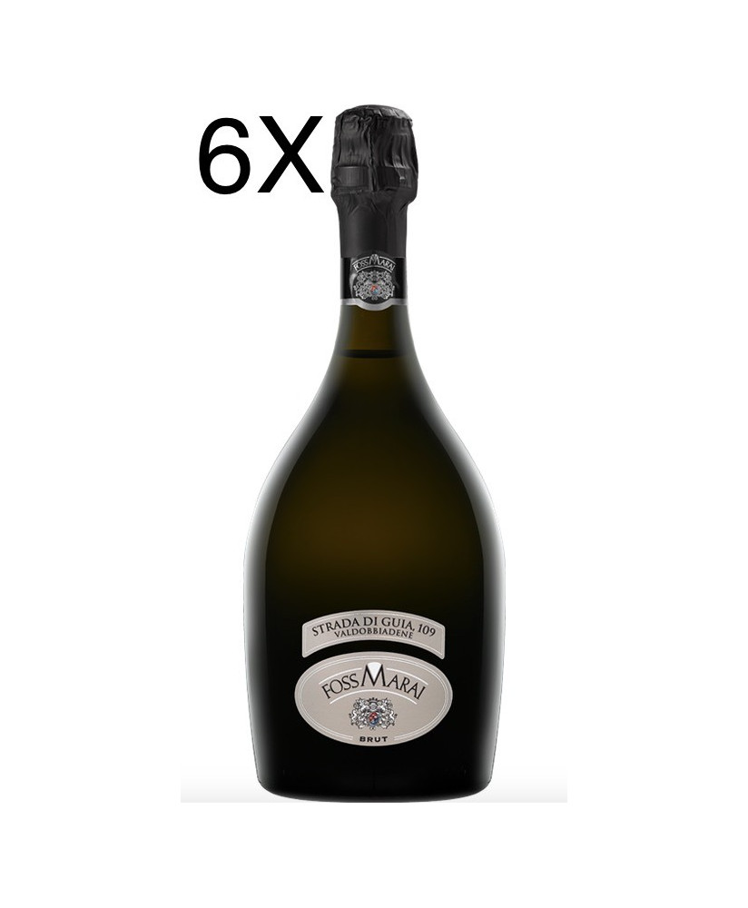 Online sales Italian Prosecco Foss Marai Strade Guia 109 Brut. Buy best price Prosecco Valdobbiadene brut Treviso quality