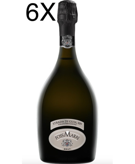 (6 BOTTLES) Foss Marai - Brut - Strade di Guia 109 - DOCG - 75cl