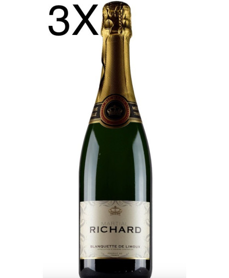 (3 BOTTIGLIE) Blanquette de Limoux - Brut Martial Richard AOC - 75cl