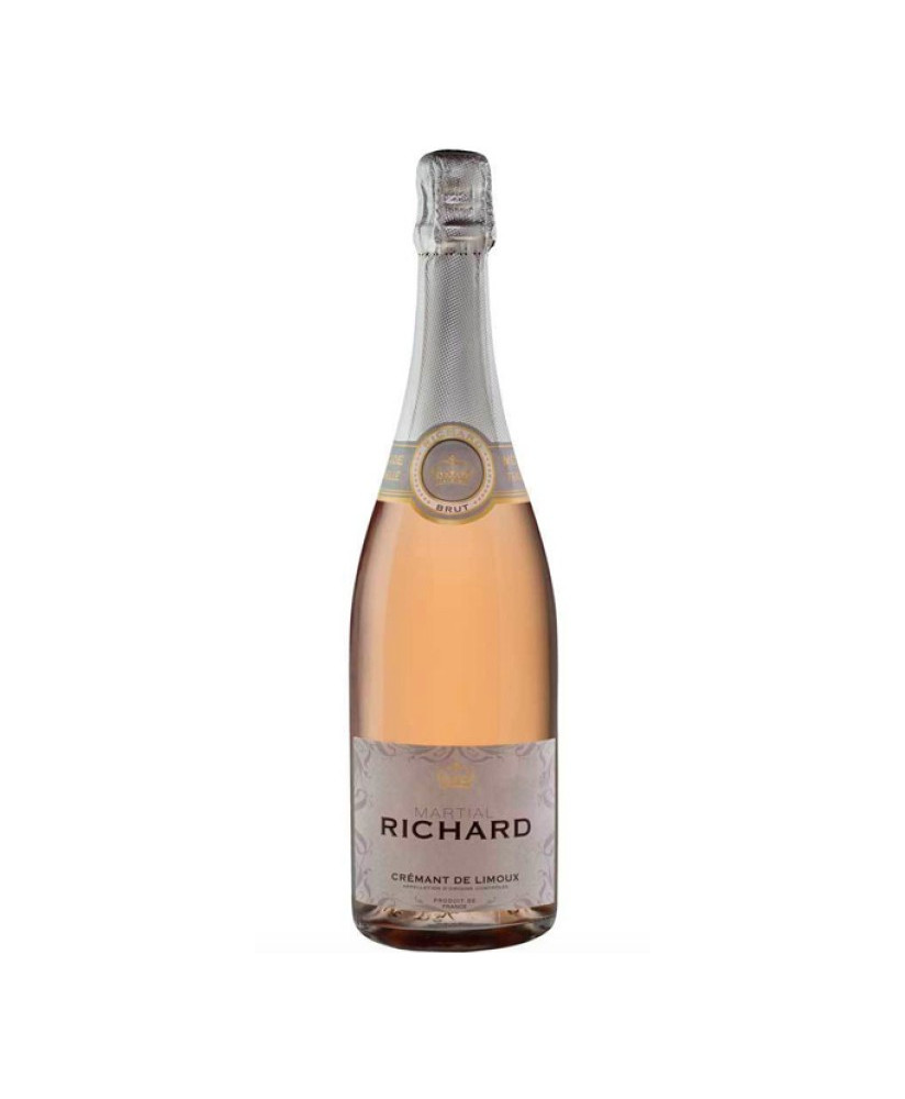 Vendita online Blanquette de Limoux Rosé - Brut Martial Richard AOC. Shop on line Blanquette Rosè Francese, vino rosato frizzant