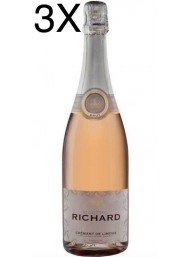 (3 BOTTLES) Cremant de Limoux - Rosé Brut Martial Richard AOC - 75cl