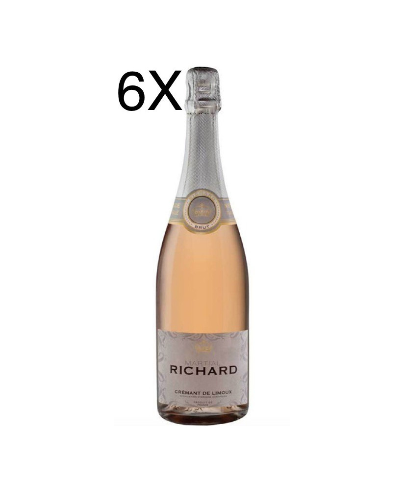 Vendita online Blanquette de Limoux Rosé - Brut Martial Richard AOC. Shop on line Blanquette Rosè Francese, vino rosato frizzant