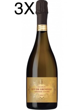 (3 BOTTIGLIE) Louis de Grenelle - Saumur - Grande Cuvée Brut - Methode Traditionnelle - 75cl