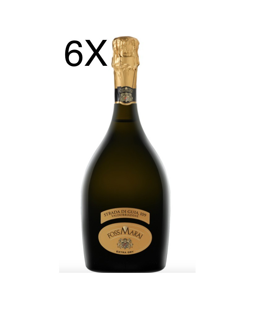 (6 BOTTLES) Foss Marai - Extra Dry - Strade di Guia 109 - DOCG - 75cl