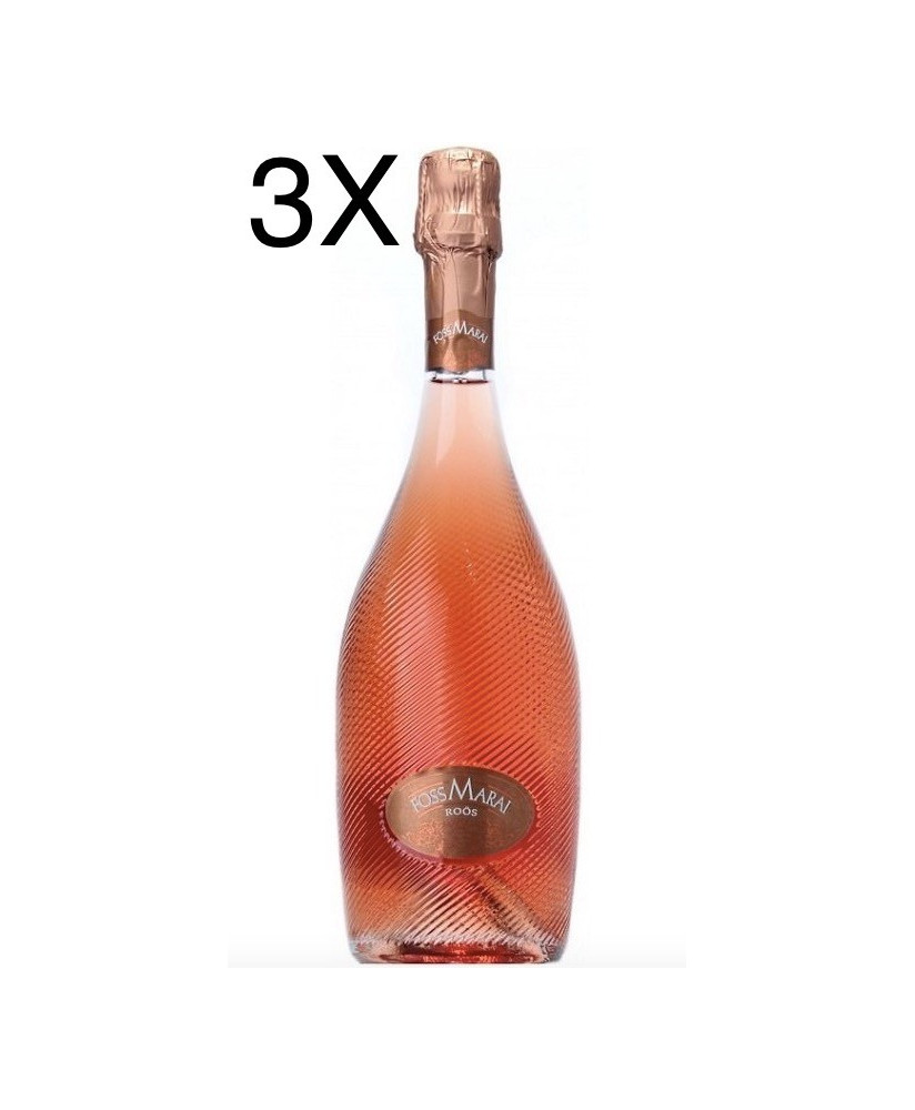 (3 BOTTLES) Foss Marai - Roos Brut - 75cl