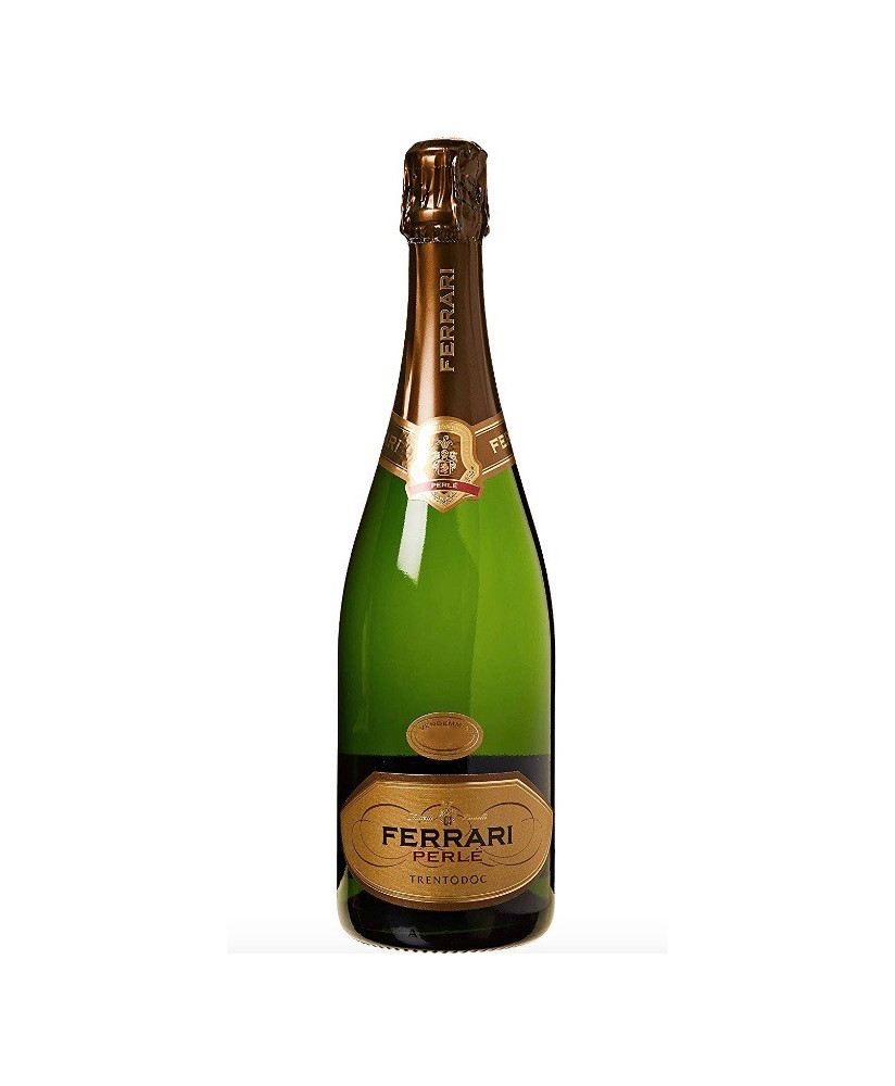 Ferrari Trento Doc Perlè millesimato. Shop online italian quality sparkling white wine Ferrari wines sales