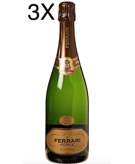 (3 BOTTLES) Ferrari - Perlè 2018 - Trento DOC - 75cl