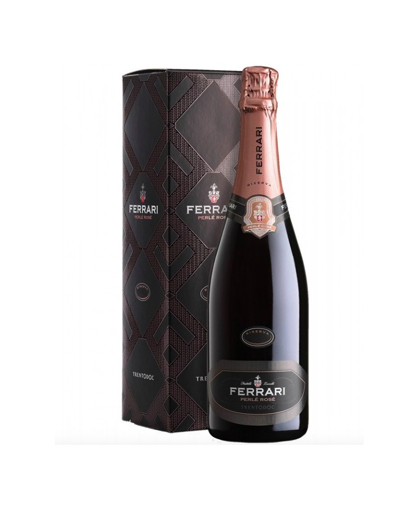 Online sale Ferrari Perlè Rosé. Shop online Ferrari Perlè Rosé Italian Trento Doc, sparkling wine from Italy Trentino