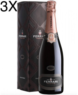 Vendita online Ferrari Perlè Rosé Astucciato. Shop on line Ferrari Perlè Rosé Trento Doc, vino frizzante del trentino.