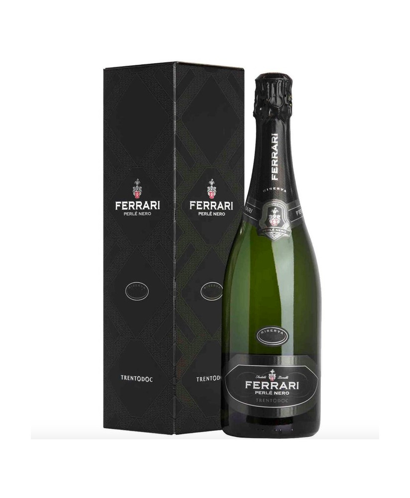 Online sale Ferrari Perlè Nero. Shop online Ferrari Perlè Nero Italian Trento Doc, sparkling wine from Italy Trentino