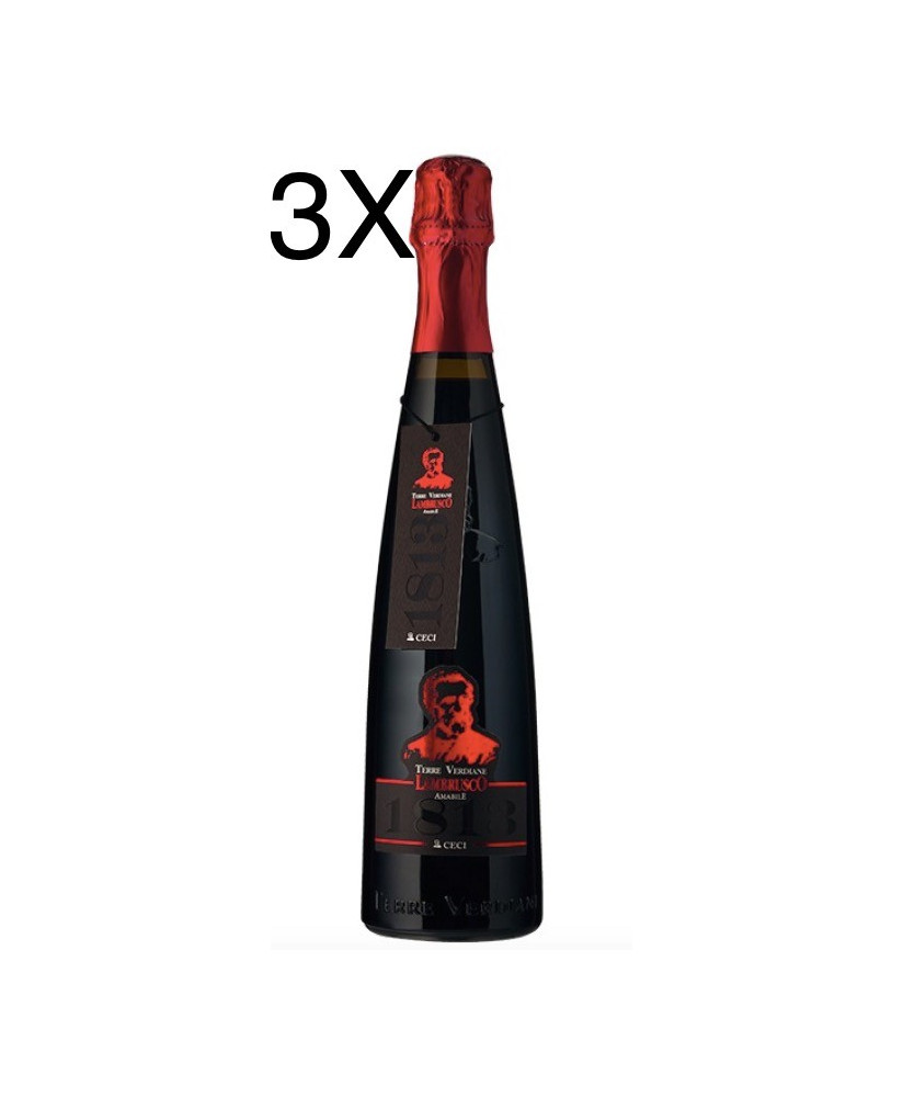 (3 BOTTIGLIE) Ceci - Terre Verdiane - Lambrusco - Amabile - 75cl